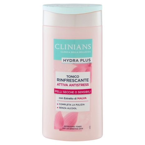 Clinians Hydra Plus Tonico Rinfrescante Attiva Antistress 200 mL